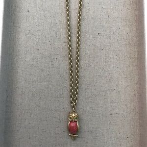 Vintage Stella & Dot owl necklace
